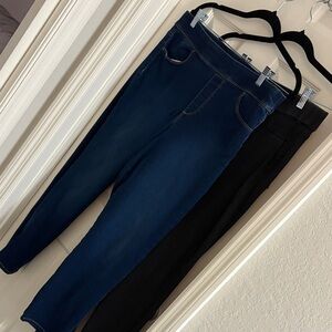 Gloria Vanderbilt Women's Skinny Pants - Black and Blue